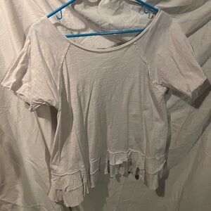 Amaryllis Off-White Short Sleeve Top
